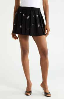 Cryus Wool & Cashmere Blend Sweater Miniskirt