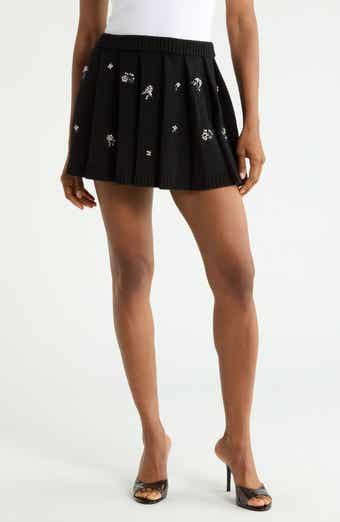 Cryus Wool & Cashmere Blend Sweater Miniskirt
