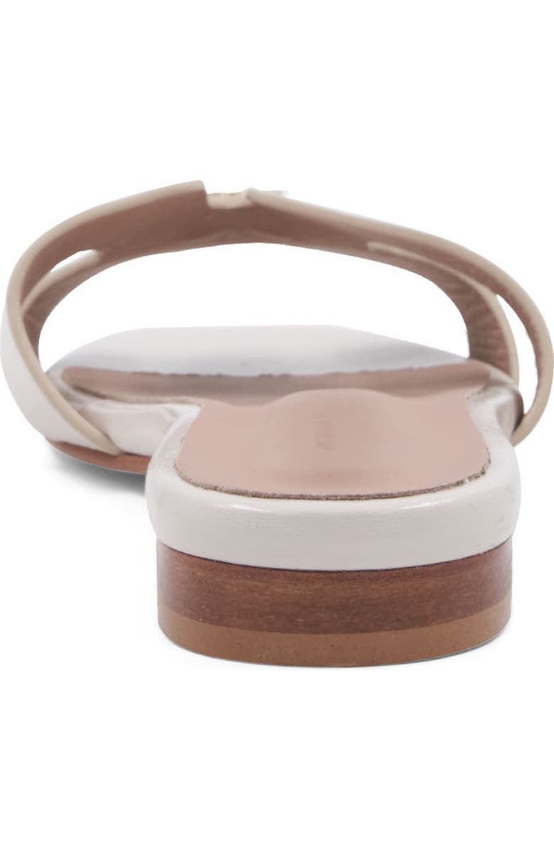 Bruno Magli Fina Slide Sandal, Alternate, color, Bone Crinkled Patent