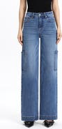 Bayeas High Waist Wide Leg Cargo Jeans