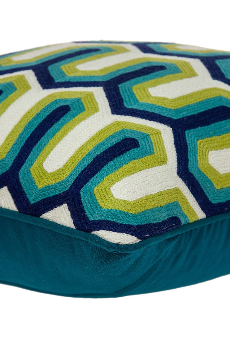 Handmade Monte Transitional Pillow - 20" x 20" - Multi, Alternate, color, MULTICOLOR