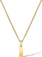 Vincero Men's Initial Pendant Necklace