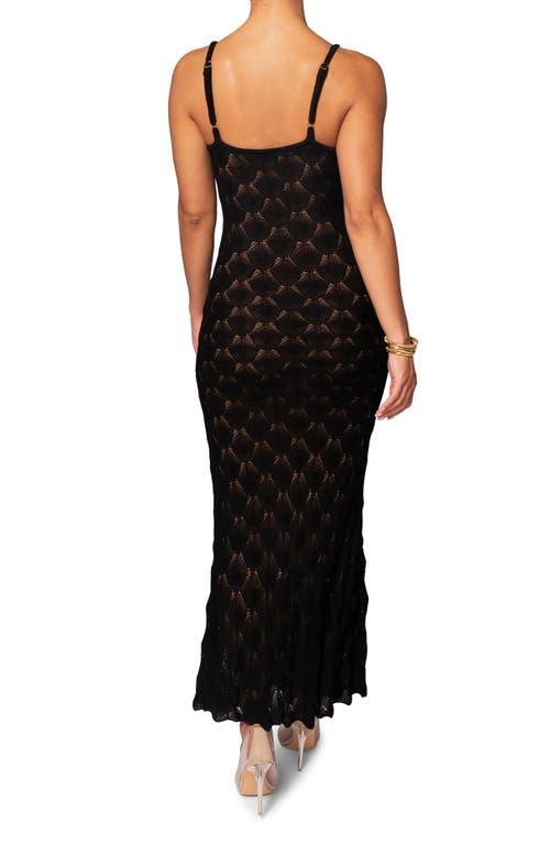 Jluxlabel Gabriela Knit Dress In Black