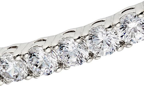 Nadri Perfect Inside Out Hoop Earrings In Silver