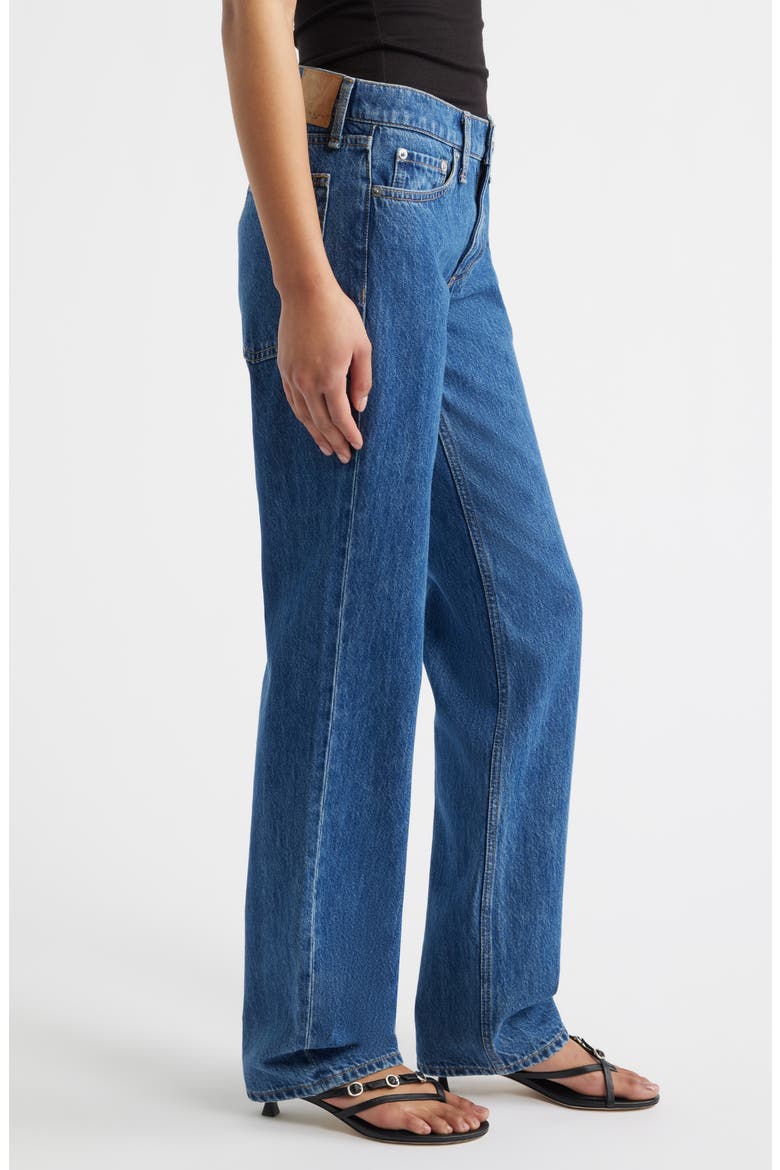 Harlow Low Rise Straight Leg Jeans, Alternate, color, PARK