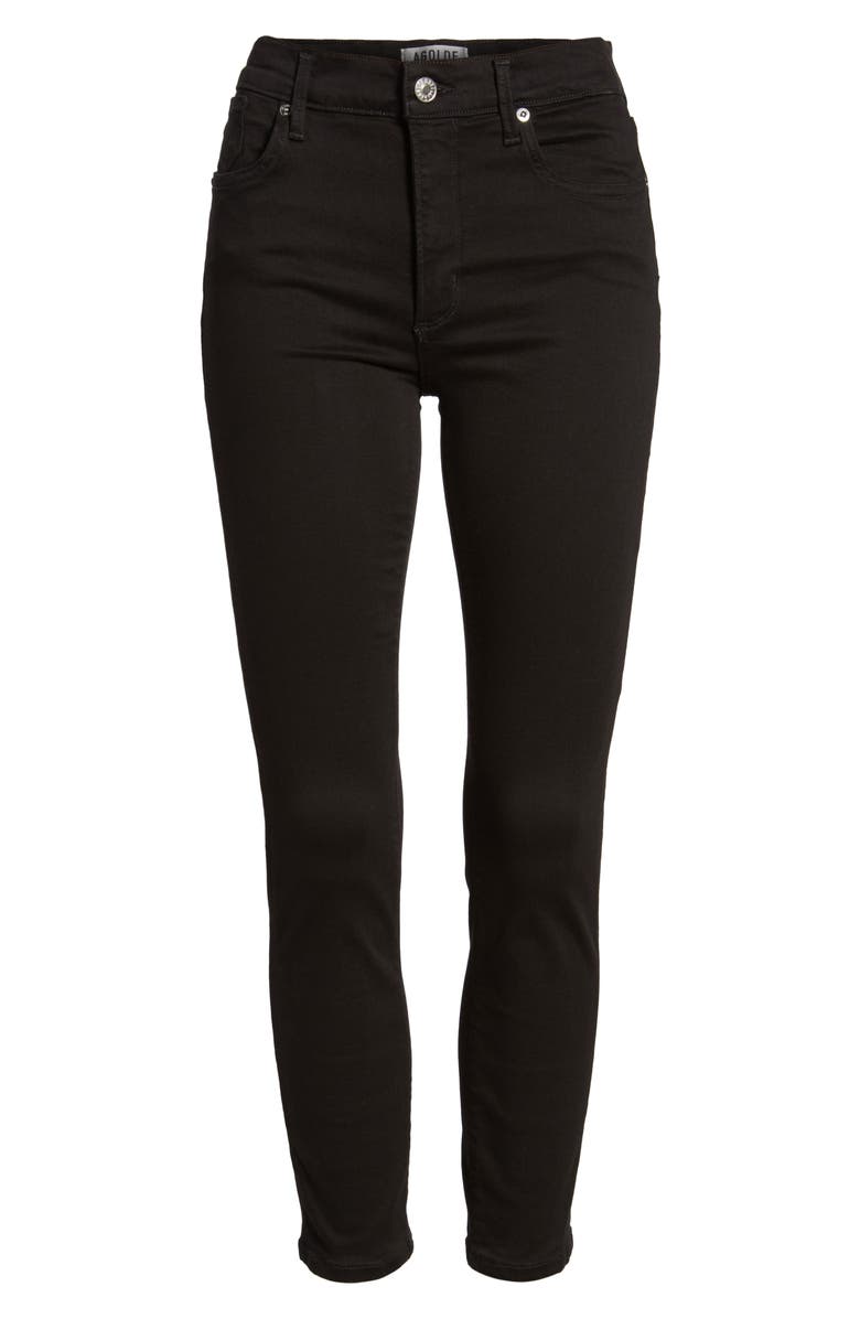 AGOLDE Sophie High Waist Crop Skinny Jeans, Alternate, color,