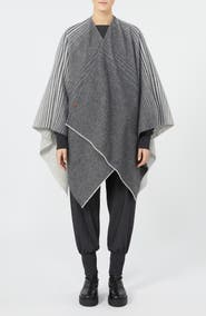 MM by Max Mara Brenta Wool Blend Ruana