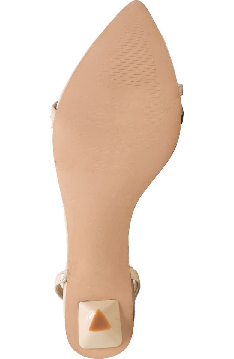 CHASE AND CHLOE Hensley Ankle Strap Sandal, Alternate, color, Nude Pu