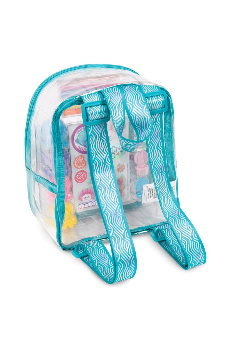 3C4G Seas The Day! Stationery Set 8 Inch Mini Backpack, Ocean Theme, Kids & Girls, Alternate, color, Multicolored