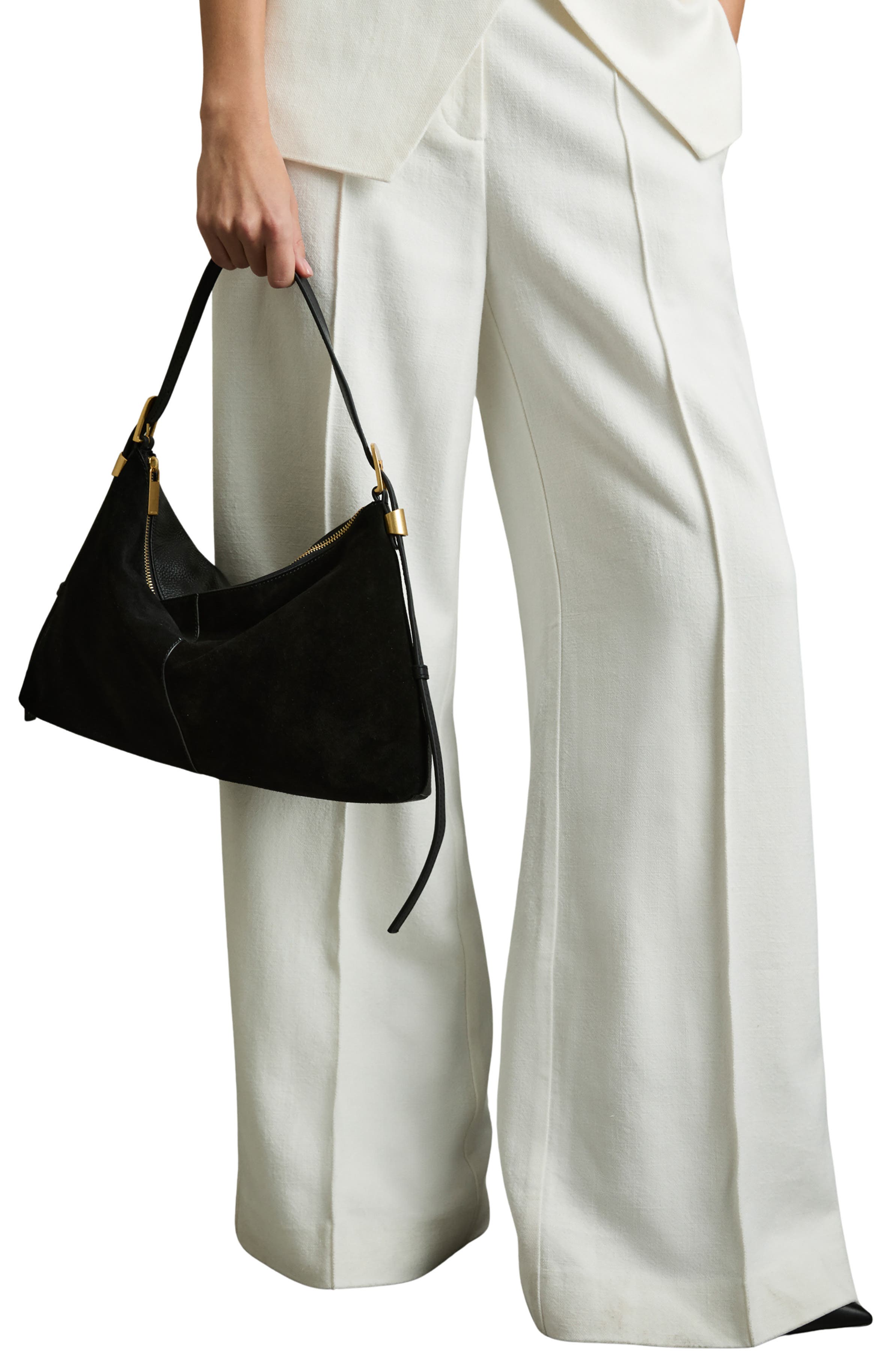 Reiss Vada Shoulder Bag, Alternate, color, 