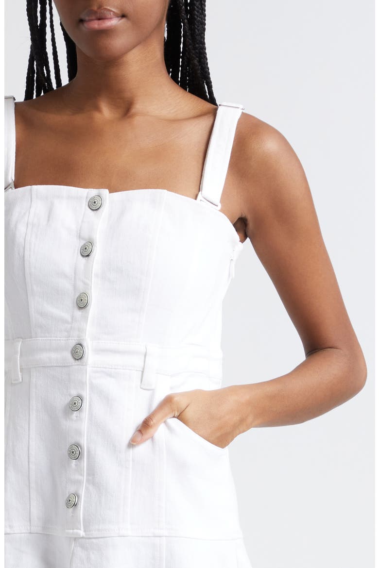 Veena Fit & Flare Dress, Alternate, color, WHITE