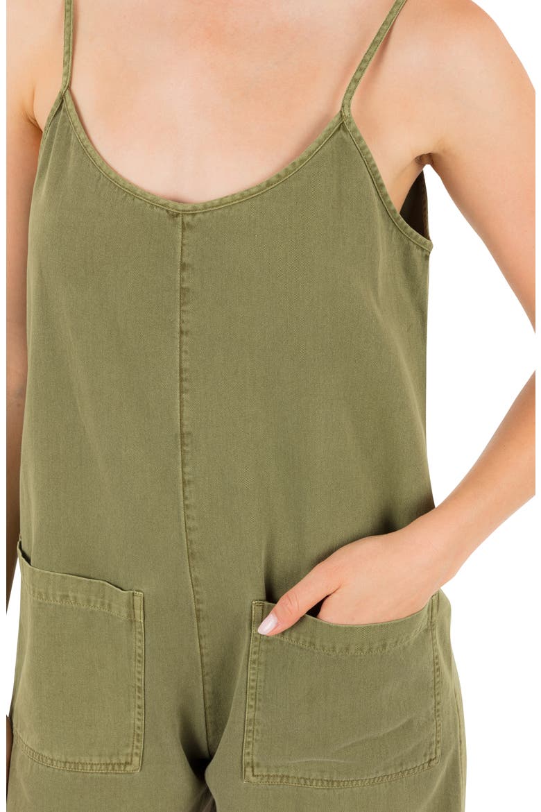 Wavy Days Romper, Alternate, color, VINTAGE MOSS