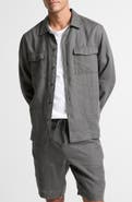 Vince Linen Garage Button-Up Shirt