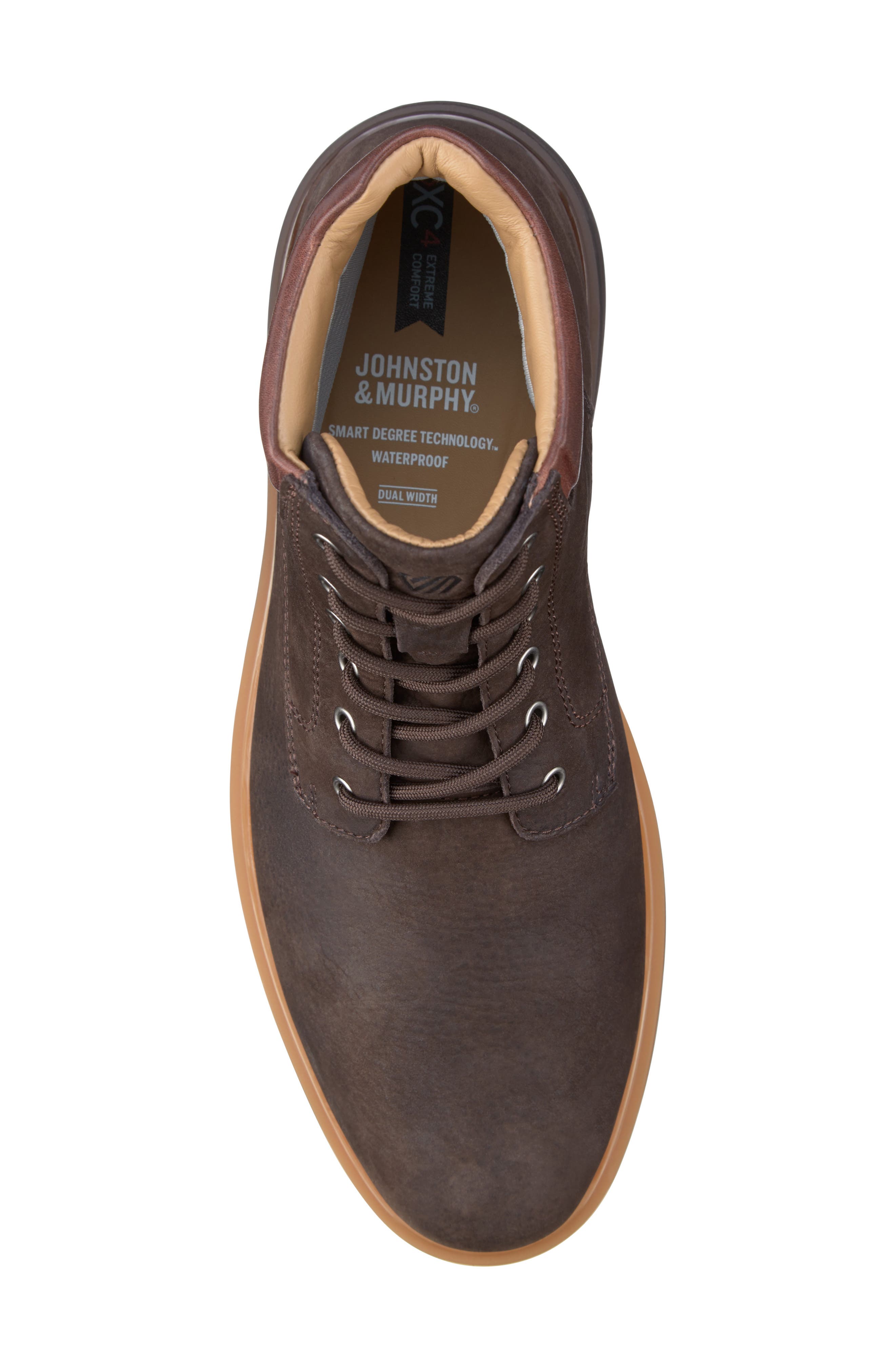 Johnston & Murphy Henson XC4 Waterproof Chukka Boot, Alternate, color, Brown Waterproof Nubuck