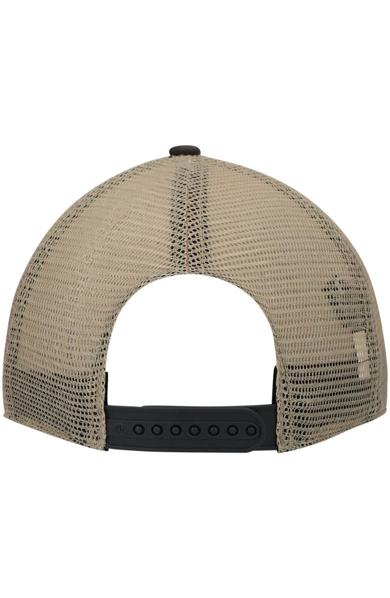 '47 Men's '47 Pewter/Natural Tampa Bay Buccaneers Trawler Trucker Clean Up Snapback Hat, Alternate, color, Pewter