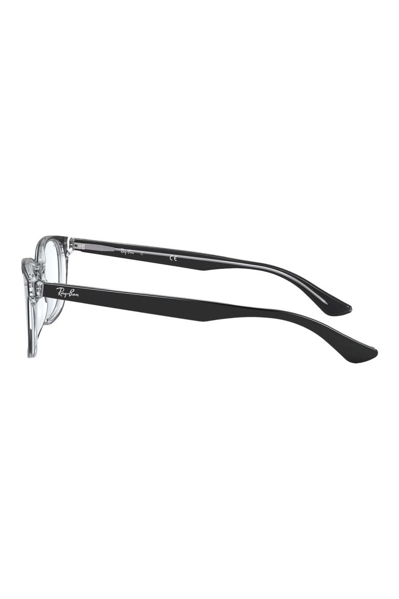 53mm Optical Glasses, Alternate, color, BLACK