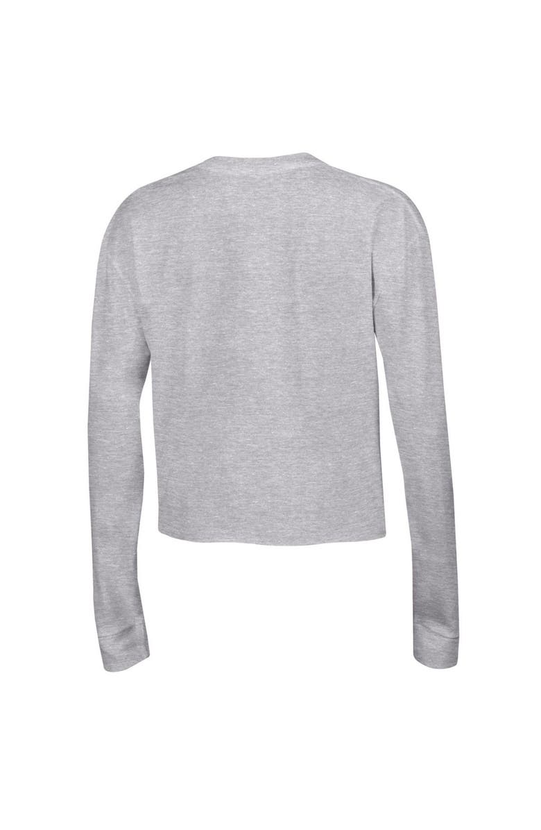 Champion Women's Champion Gray Alabama Crimson Tide Boyfriend Cropped Long Sleeve T-Shirt, Alternate, color, 