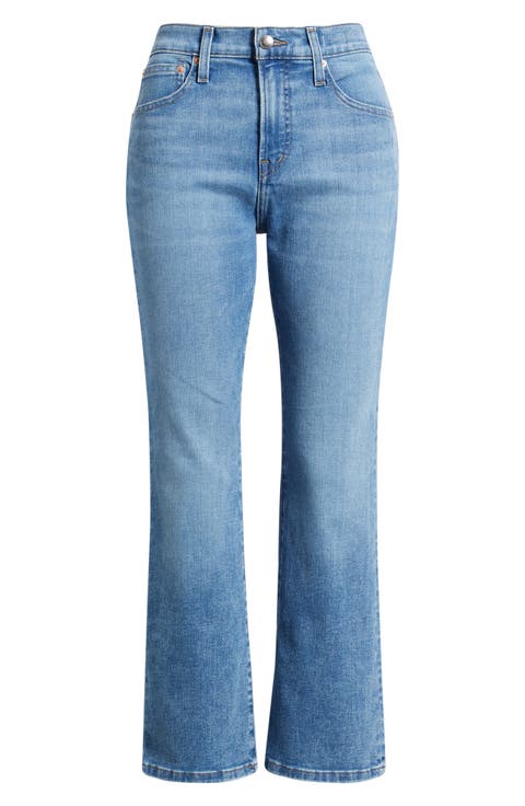 The Flare Super Stretch Crop Jeans (Midvale Wash)