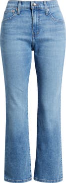 Madewell The Flare Super Stretch Crop Jeans
