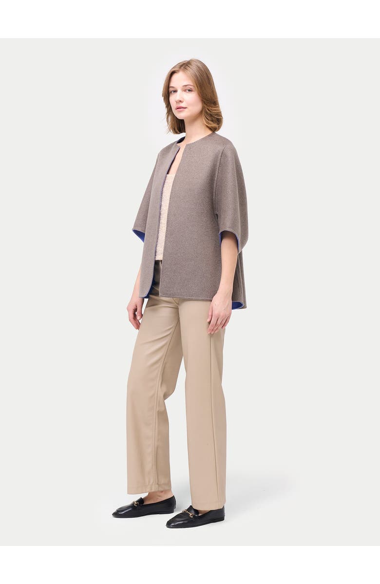 Gobi Cashmere Cashmere Poncho Jacket, Alternate, color, Reggata