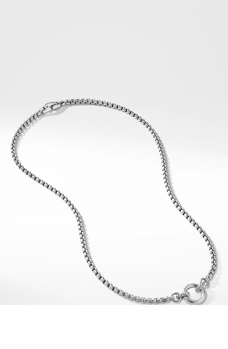 David Yurman Amulet Vehicle Box Chain Necklace with 18K Yellow Gold, Alternate, color, 