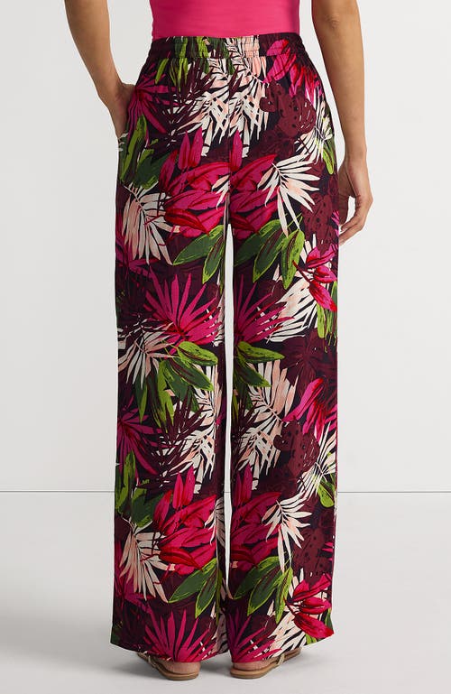 Lands' End Rayon High Rise Wide Leg Pants