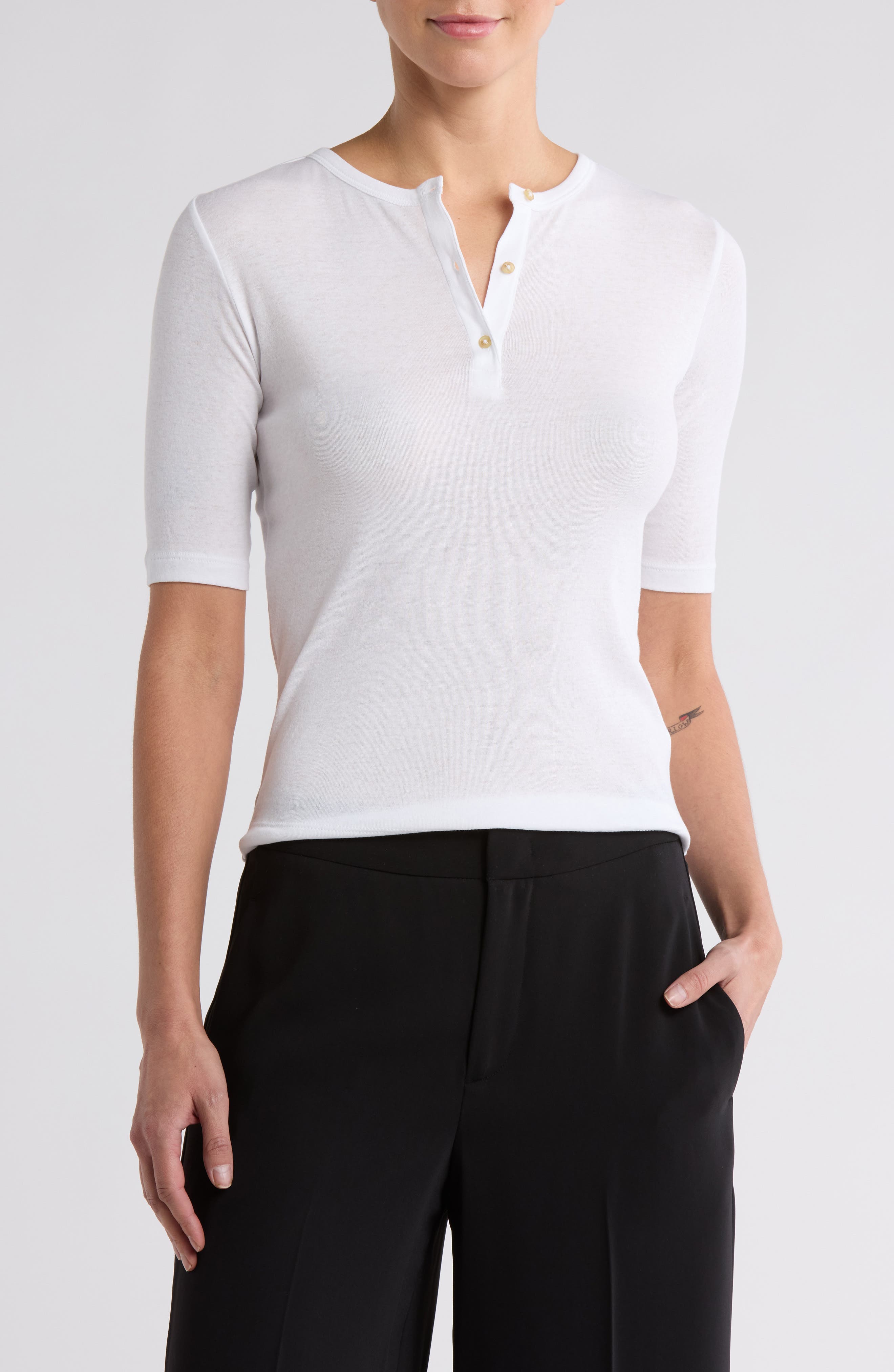 Vince Pima Cotton Henley