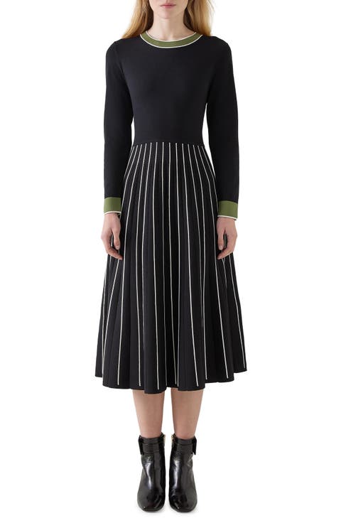 Fara Long Sleeve Sweater Dress