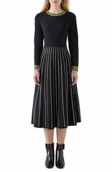 Fara Long Sleeve Sweater Dress