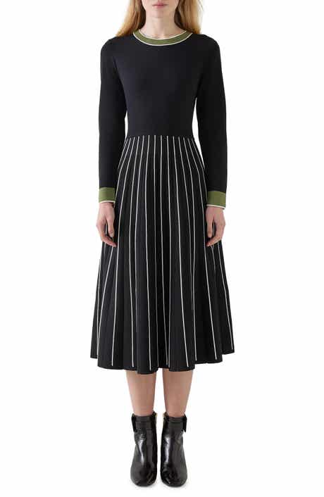 Fara Long Sleeve Sweater Dress