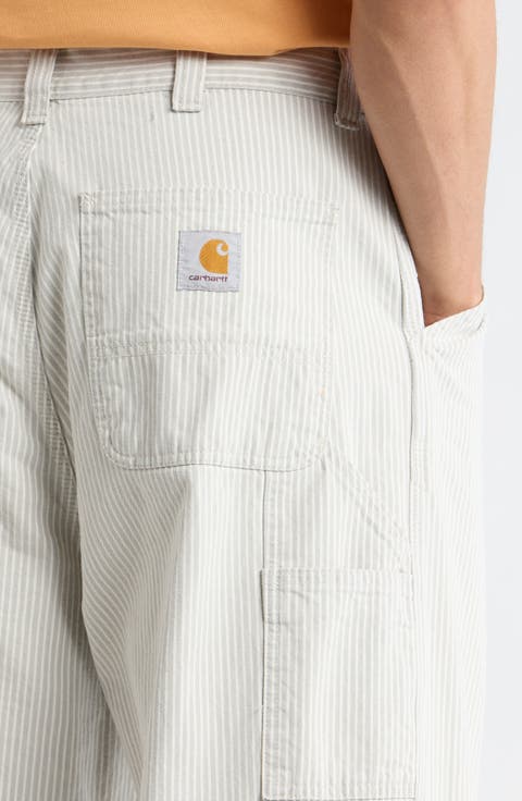 Mercer Stripe Single Knee Loose Fit Pants