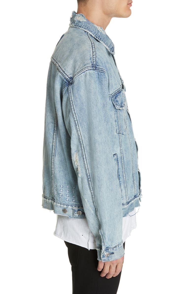 Ksubi Oh G Oversize Denim Jacket, Alternate, color, 