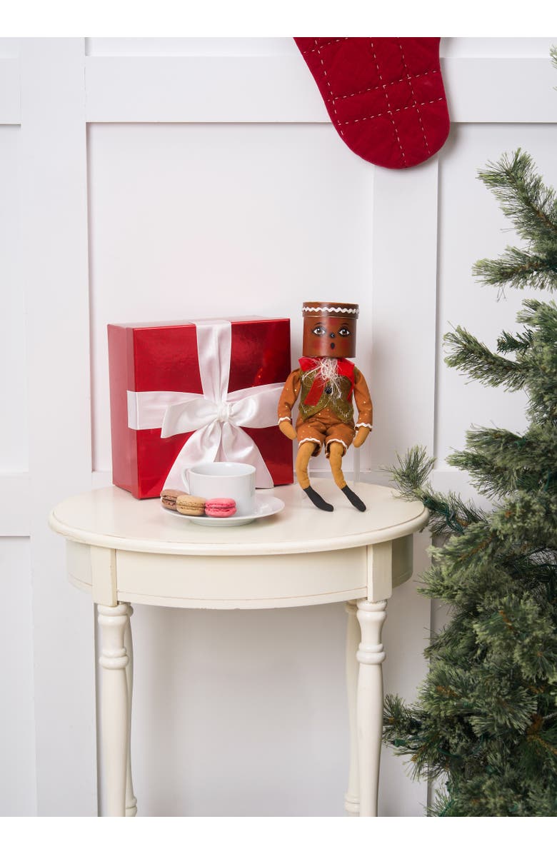 Gallerie II Gionni Gingerbread Doll, Alternate, color, Brown