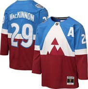 Mitchell & Ness Youth Mitchell & Ness Nathan MacKinnon Blue/Burgundy Colorado Avalanche 2020 Stadium Series Power Play Jersey