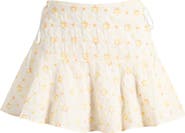 Mistress Rocks Floral Embroidered Miniskirt