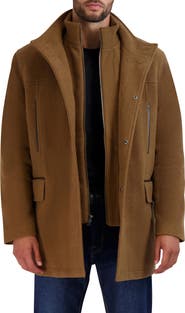 Cole Haan Signature Plush Wool Blend Coat