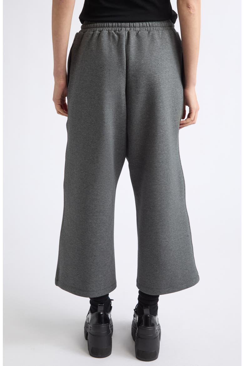 Cropped Wide Leg Lounge Pants, Alternate, color, GREY MELANGE