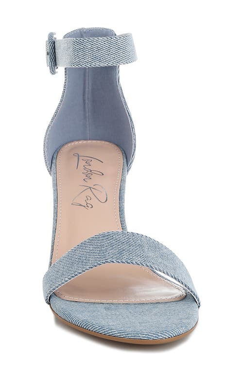 London Rag Ozula Ankle Strap Sandal In Denim
