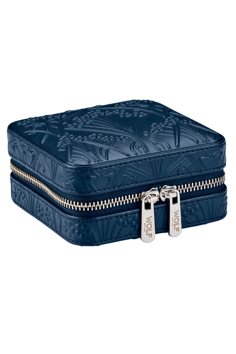 X LIBERTY Small Travel Zip Case, Alternate, color, WOLF X LIBERTY Navy