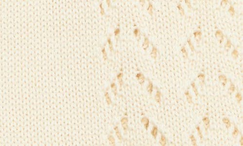 Valentino Garavani Pointelle Pompom Ankle Socks In Et5 Betulla