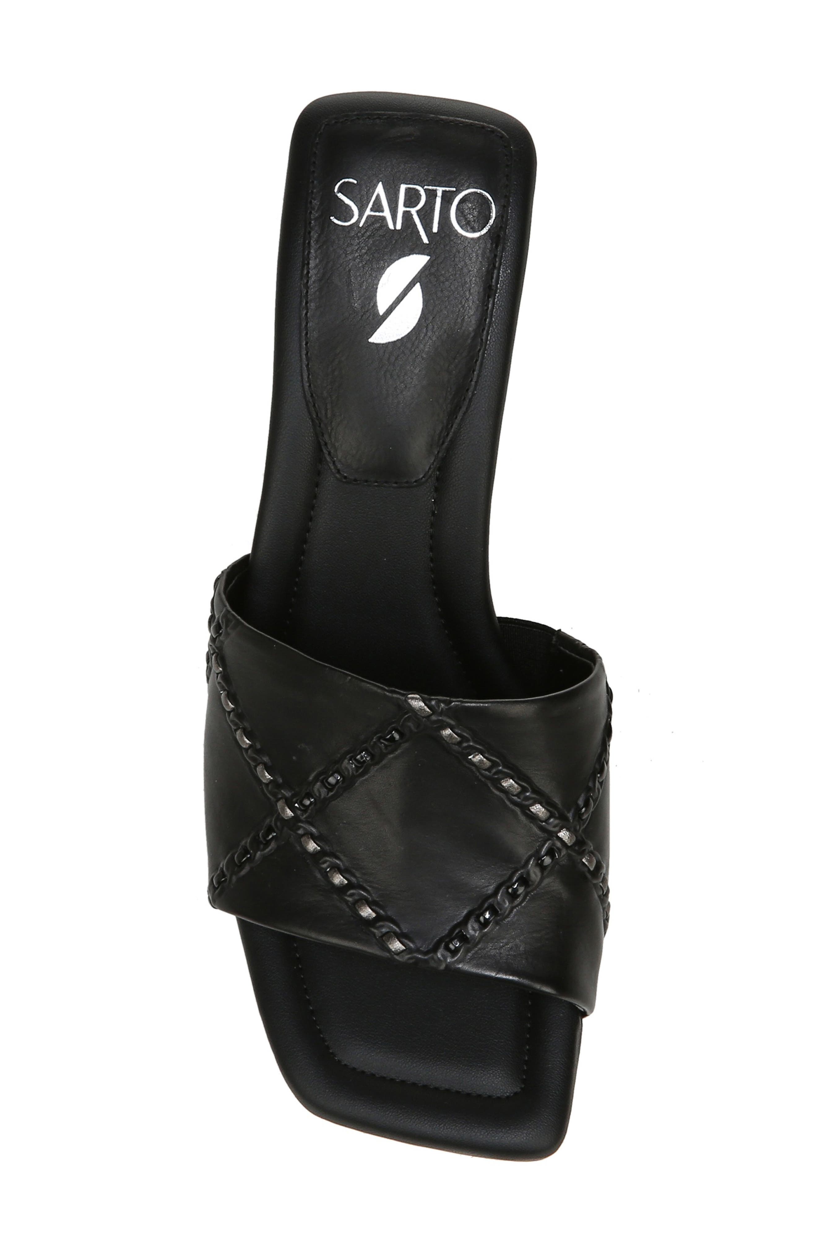 SARTO by Franco Sarto A-Betty Square Toe Slide Sandal, Alternate, color, 