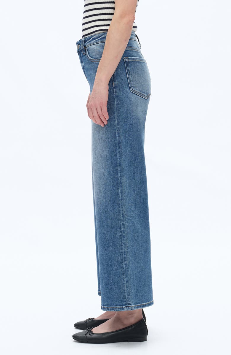 Bayeas Lisa Ankle Wide Leg Jeans, Alternate, color, Medium Blue