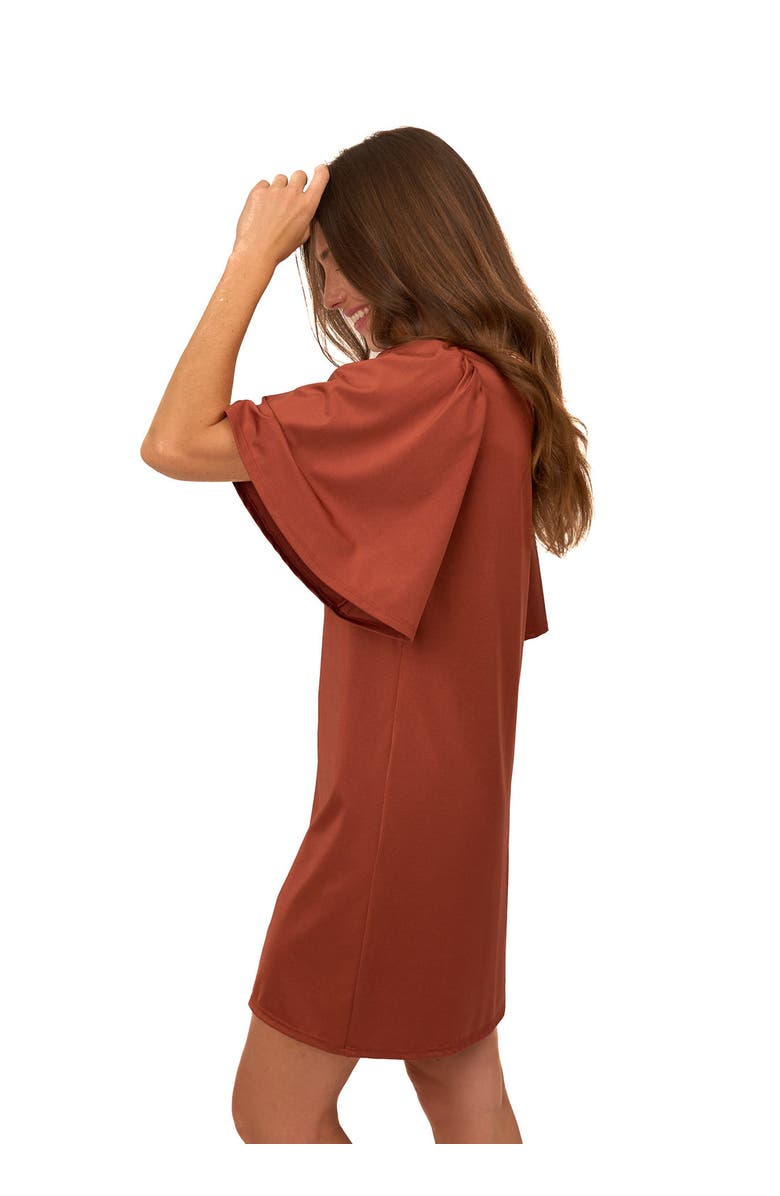 Cabana Life Flutter Sleeve Shift Dress, Alternate, color,