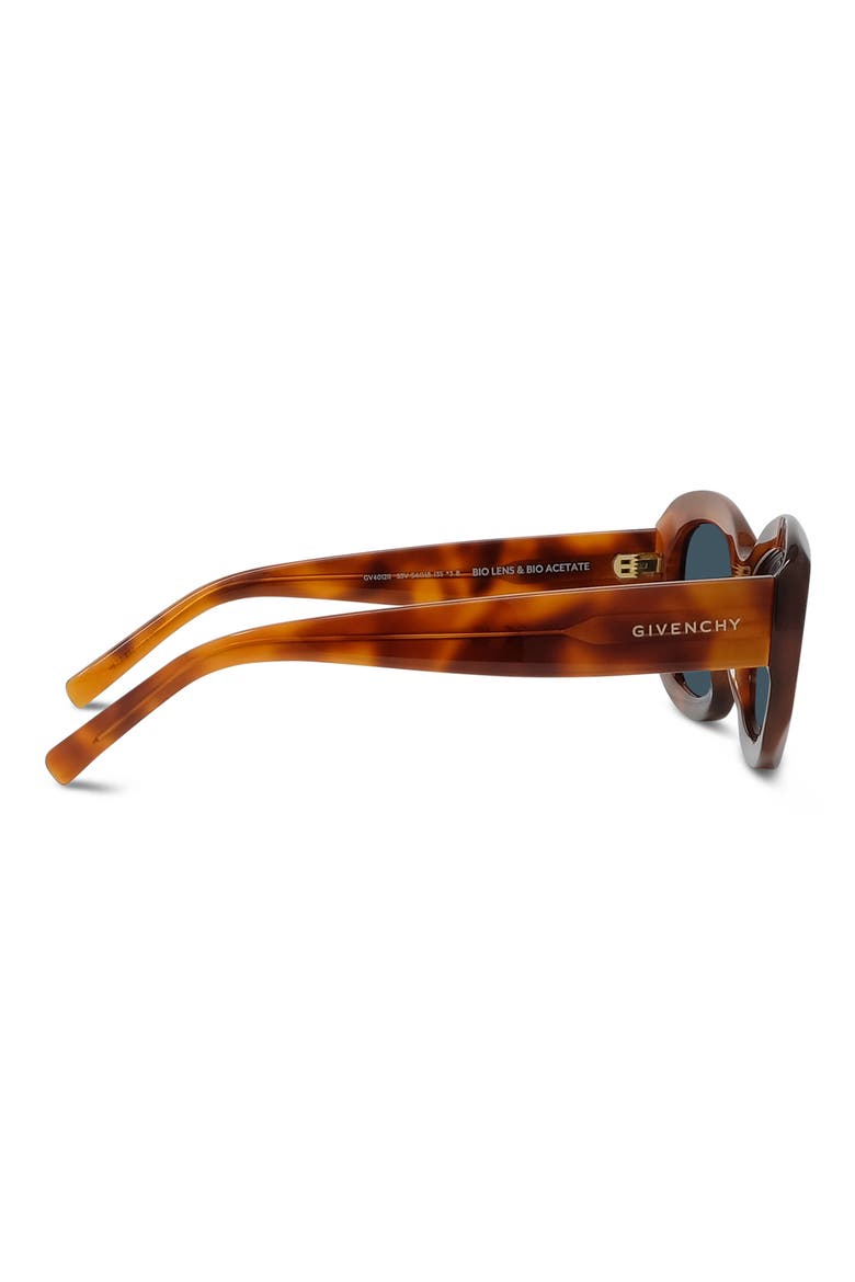 GV Day 54mm Geometric Sunglasses, Alternate, color, BLONDE HAVANA / BLUE