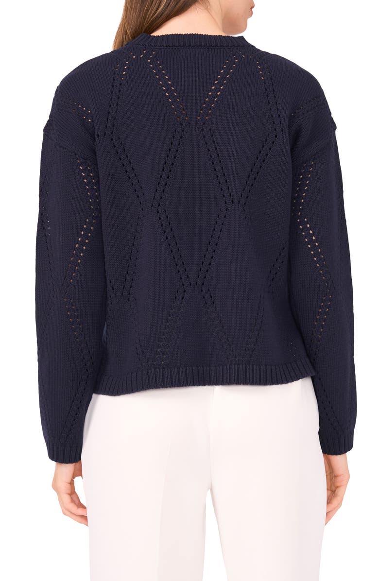 Halogen<sup>®</sup> Crewneck Sweater, Alternate, color, Navy Depths