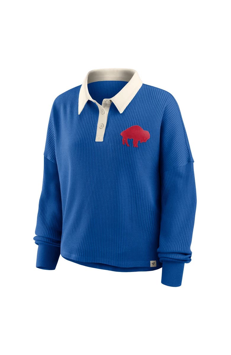 FANATICS Women's Fanatics Royal Buffalo Bills Oversized Hometown Premium Thermal Long Sleeve Shirt, Alternate, color, Royal
