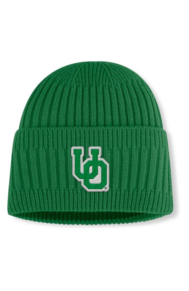 FANATICS Men's Fanatics Green Oregon Ducks Revery Cuffed Knit Hat, Main, color, 