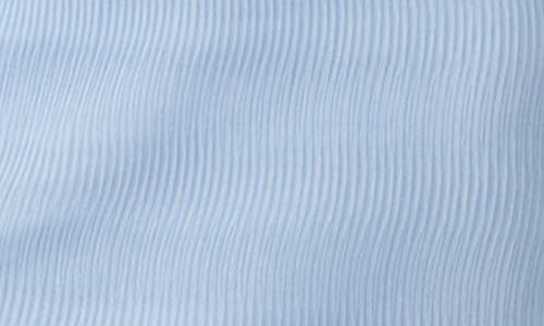 French Connection Saskia Sheer Yoke Midi Dress In Cashmere Blue