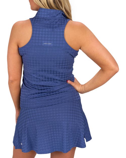 Black Clover Lynx Sleeveless Polo In Blue