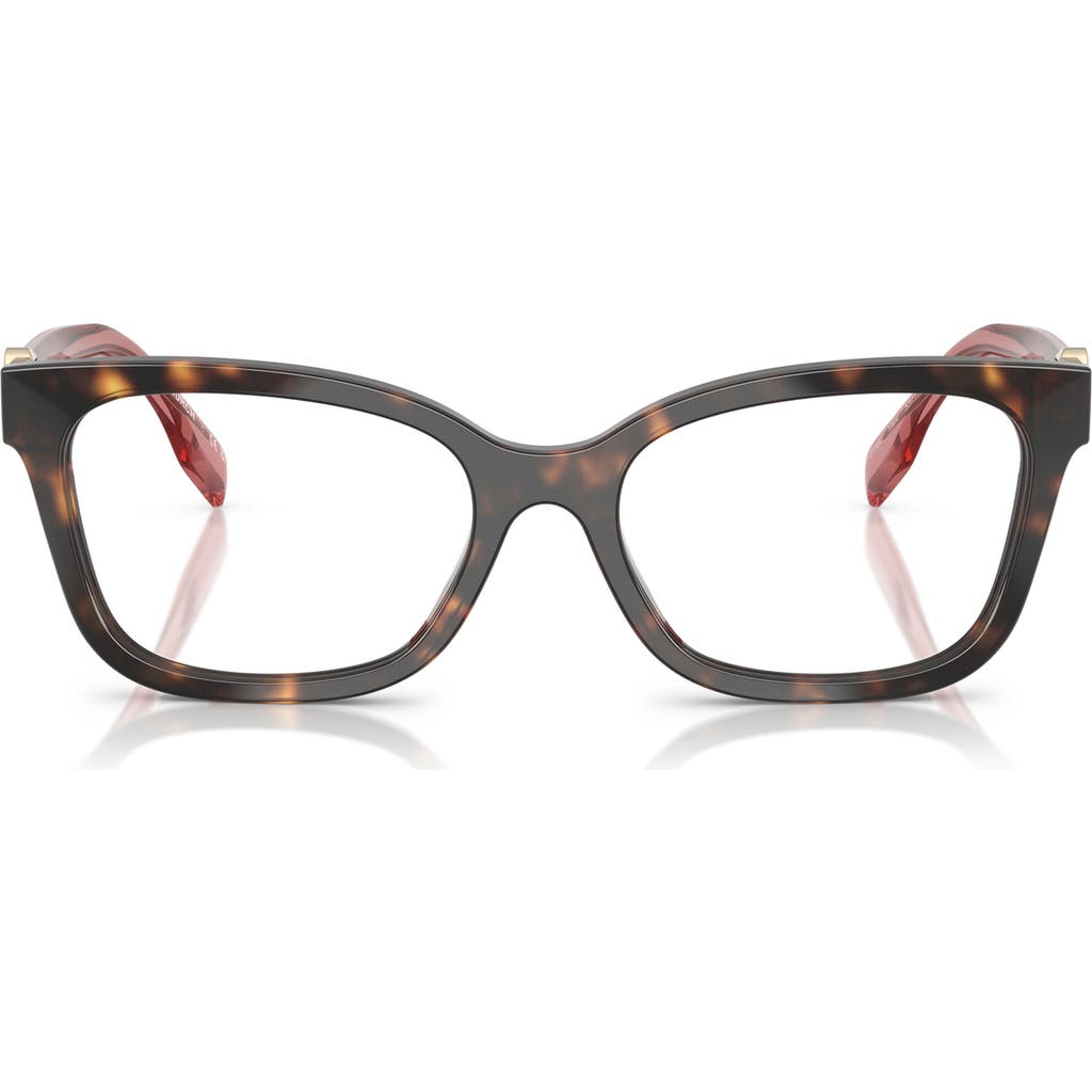 Tory Burch 53mm Phantos Optical Glasses In Havana